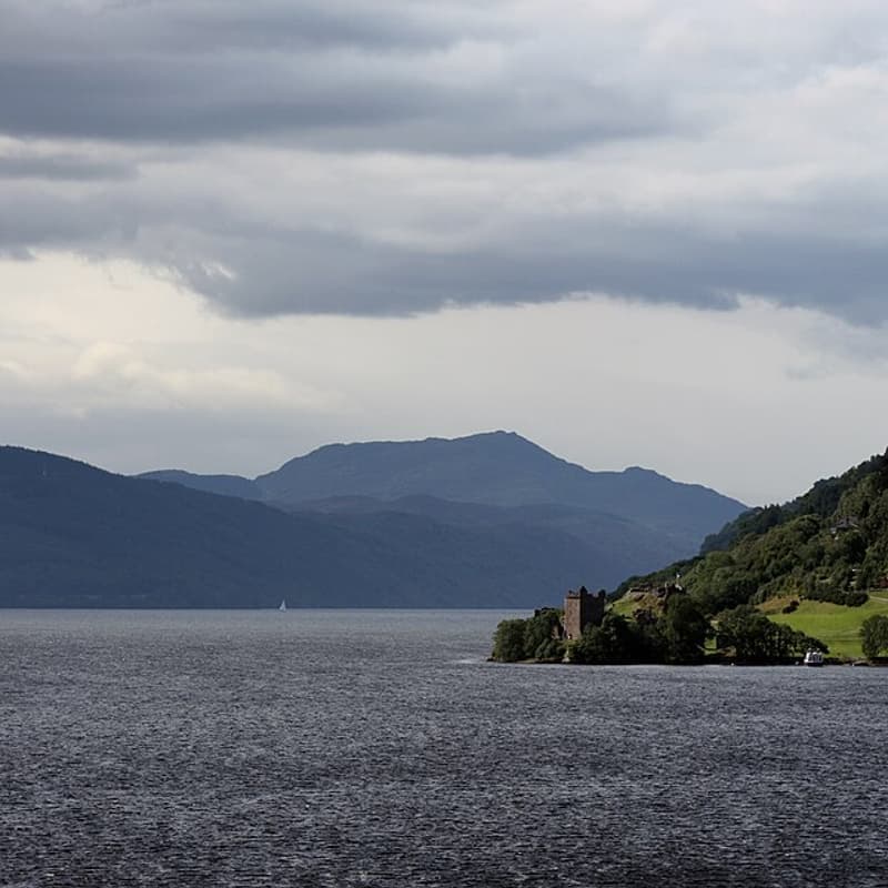 Loch Ness and Urquhart Castle near Inverness