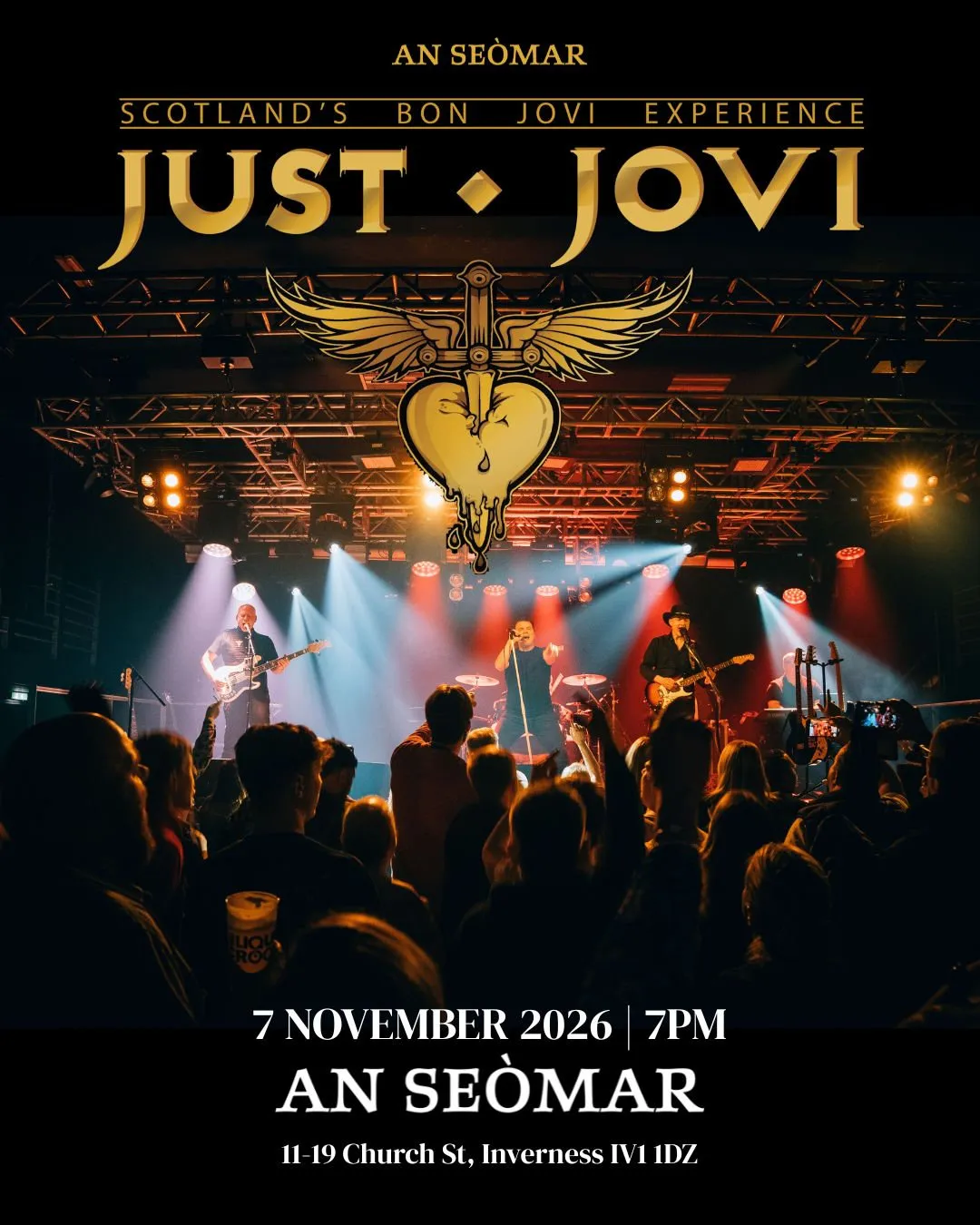 Just Jovi at An Seòmar — Live Music in Inverness