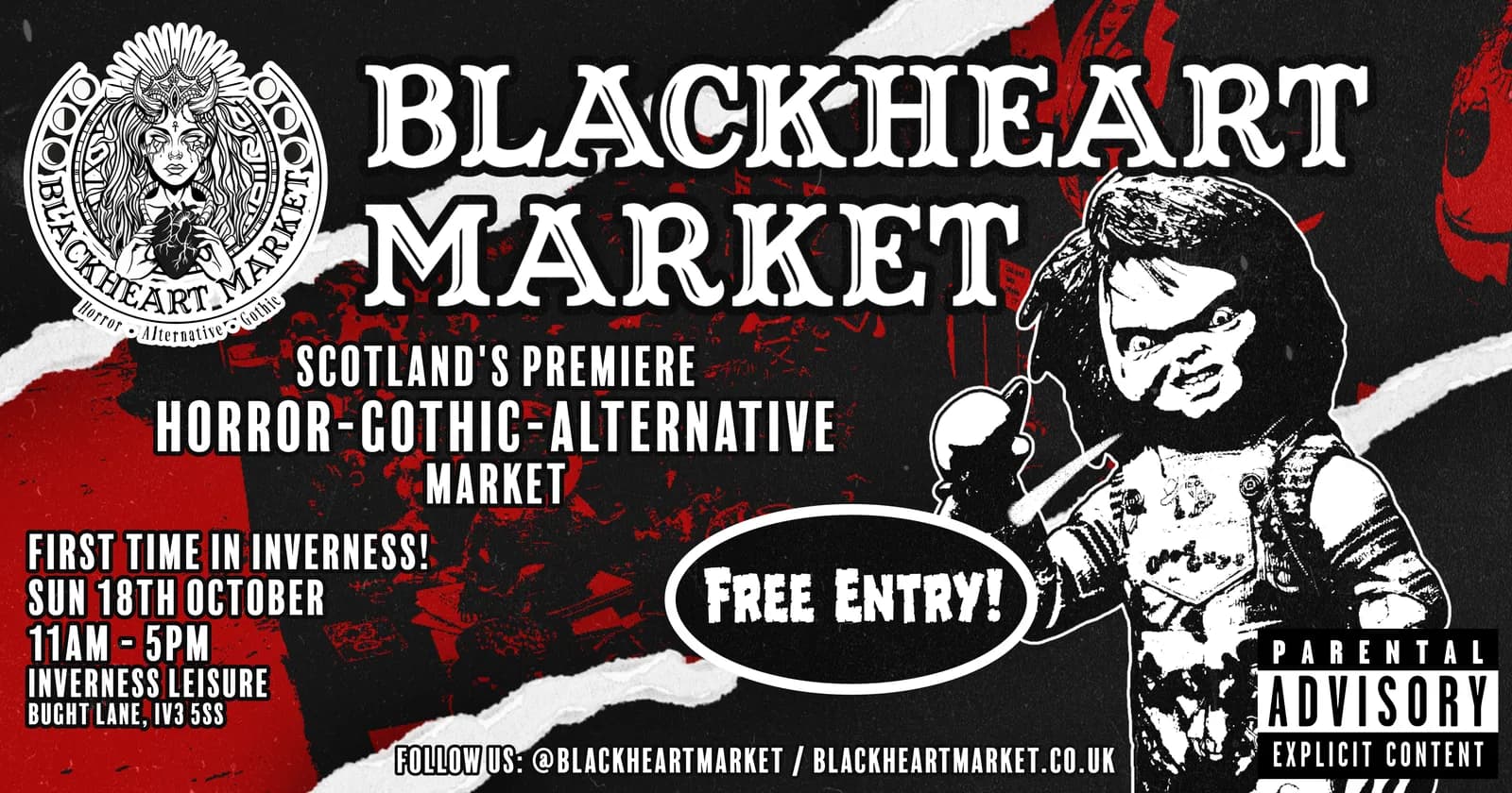 Blackheart Market Inverness | Goth Market & Horror Show — Markets in Inverness