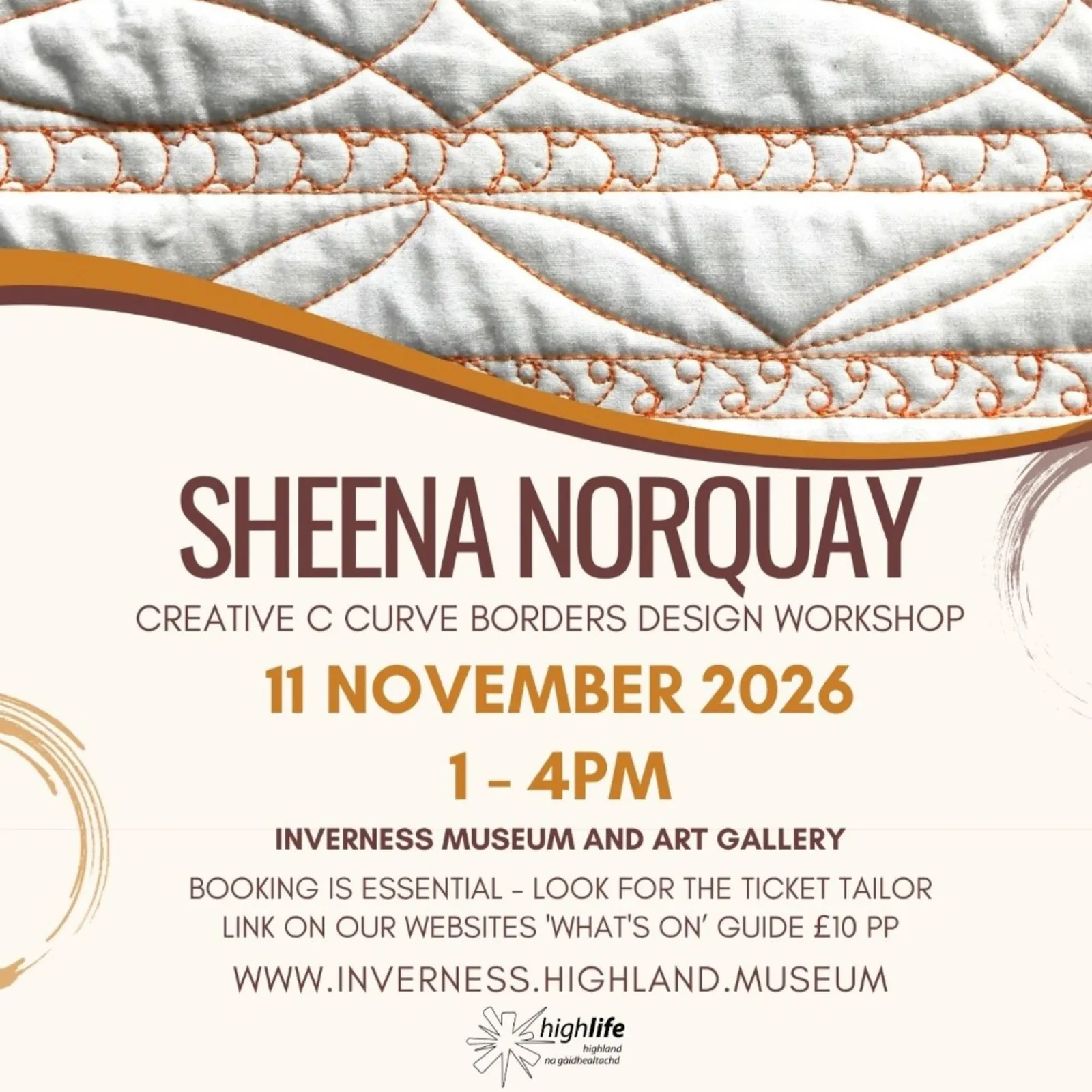 Quilt Design Workshop: Creative C Curve Borders with Sheena Norquay — Arts & Culture in Inverness